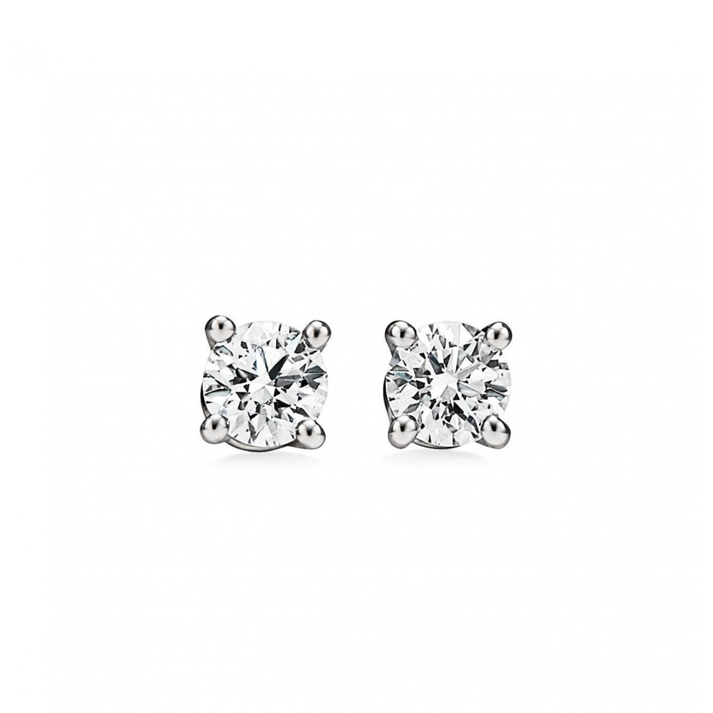 TIFFANY SOLITAIRE DIAMOND STUD EARRINGS 60006690